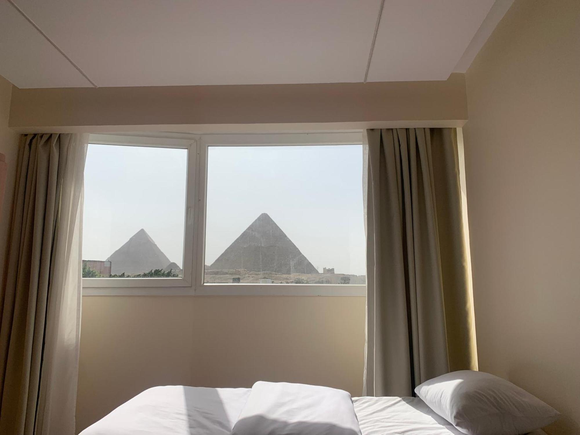 Hotel Memphis Pyramids View à Nazlet el-Sîsi Extérieur photo